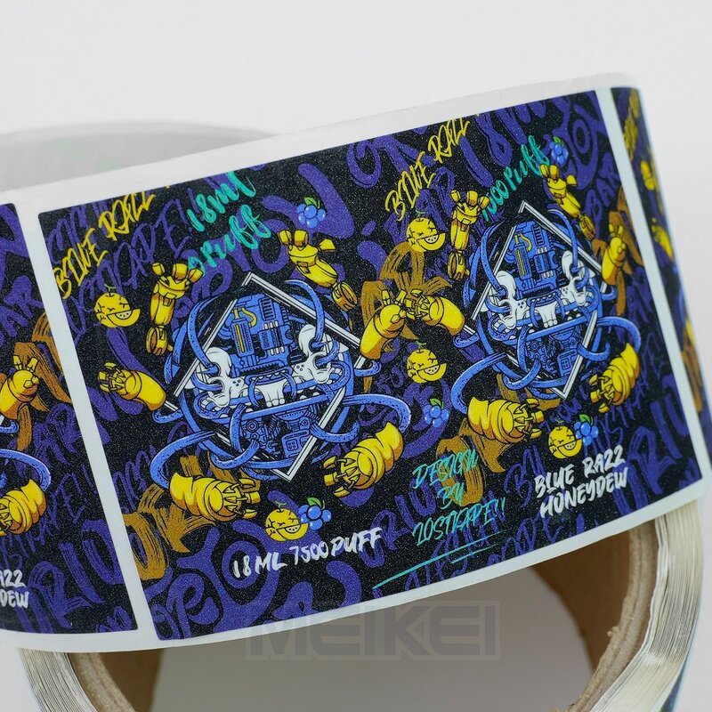 Velvet Candle Labels - High Temp Resistant Waterproof Matte Soft Touch Lamination Jar