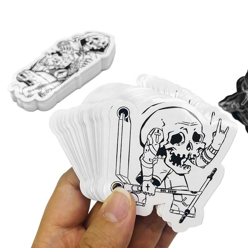 PVC Vinyl Sticker - Decorative Die Cut Custom Design Waterproof DIY Adhesive