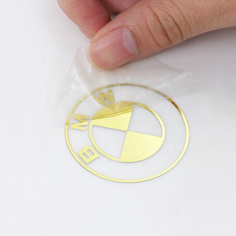 Metal Transfer Label - Silver Rose 3D Gift Boxes Anti-Scratched UV Transfer Sticker