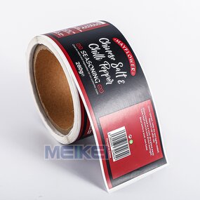 Spice Bottle Labels - Custom Printing Waterproof Matt Vinyl Pepper Seasoning Sticker
