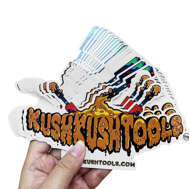 Holographic Die Cut - Waterproof Custom Designs Printing Vinyl Sticker Cutting