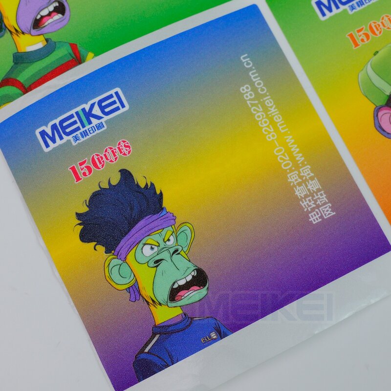 Velvet Texture Labels - New Arrival Offset Printing Waterproof Soft Touch Candle Jar