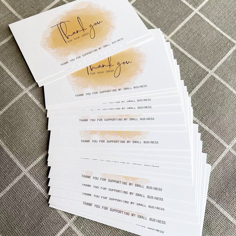 Thank You Card - Colorful Paper Designs Custom Logo Small Businesses Gift Card