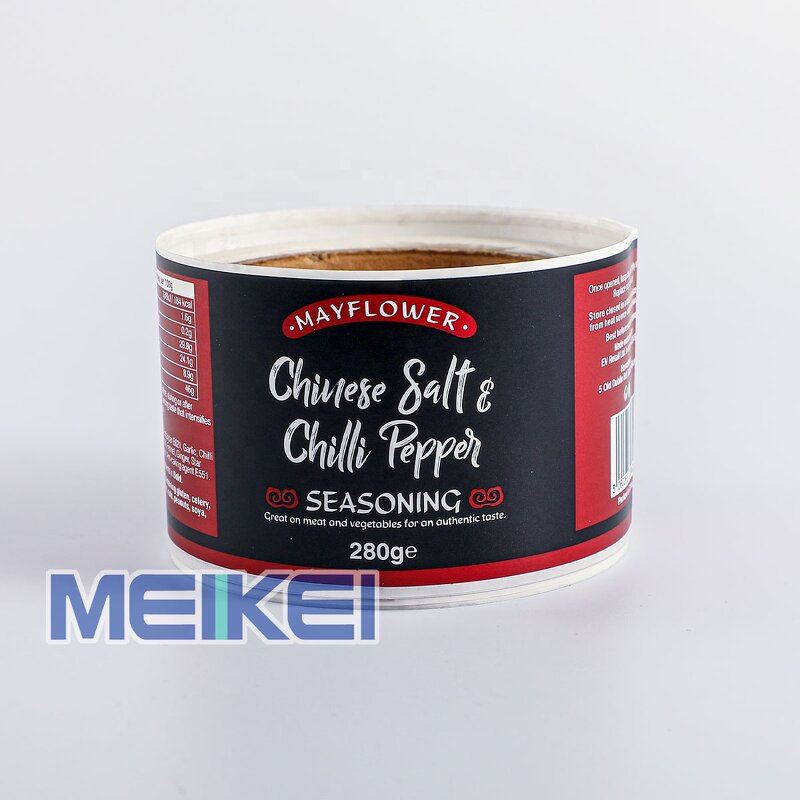 Spice Bottle Labels - Custom Printing Waterproof Matt Vinyl Pepper Seasoning Sticker