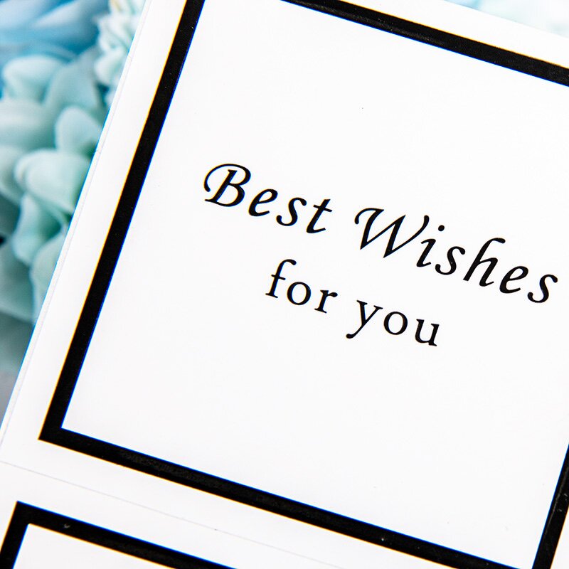 Sticker Sheet Factory - Custom Print Best Wishes Gift for You Adhesive Sticker