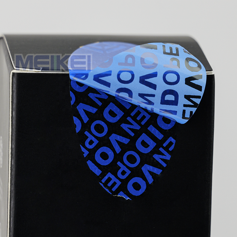 Gold Tamper Labels - Custom Logo Waterproof Cosmetics Perfumes Warranty Void Seal