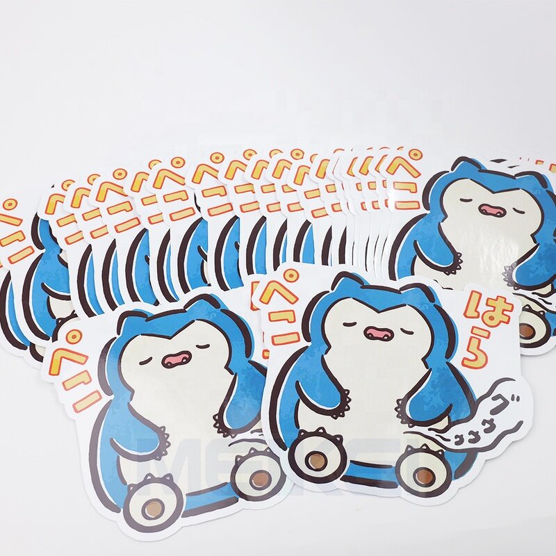 PVC Vinyl Sticker - Decorative Die Cut Custom Design Waterproof DIY Adhesive