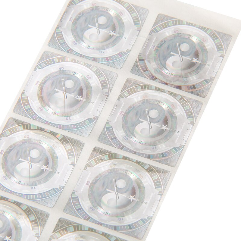 3D Hologram Labels - Custom Printed Anti-Fake Laser Holographic Security Sticker