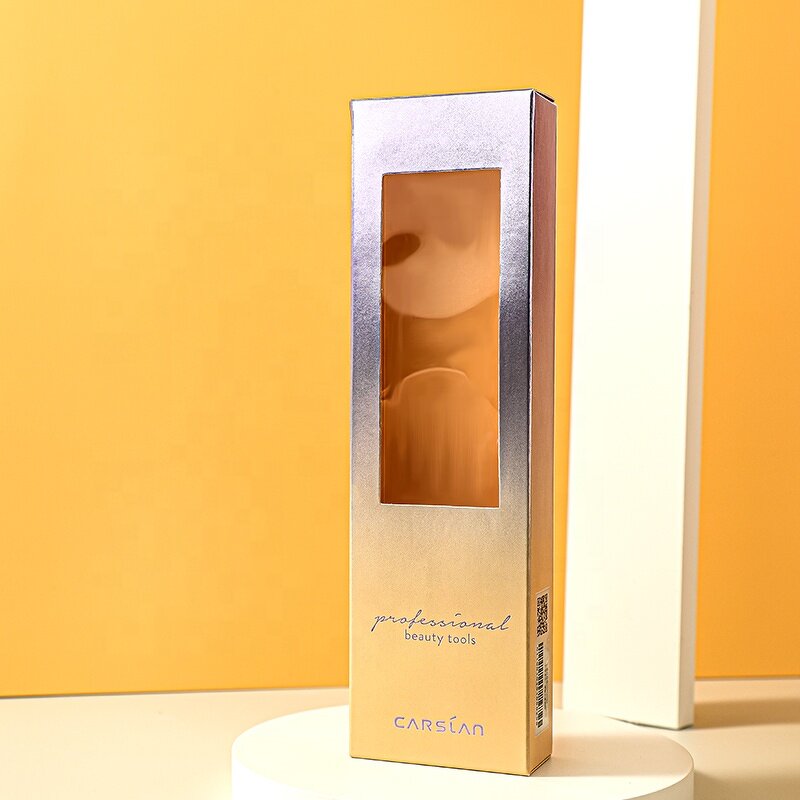 Cream Cosmetic Box - Silver Stamping Spot UV 3D Embossed Custom Logo Cardboard