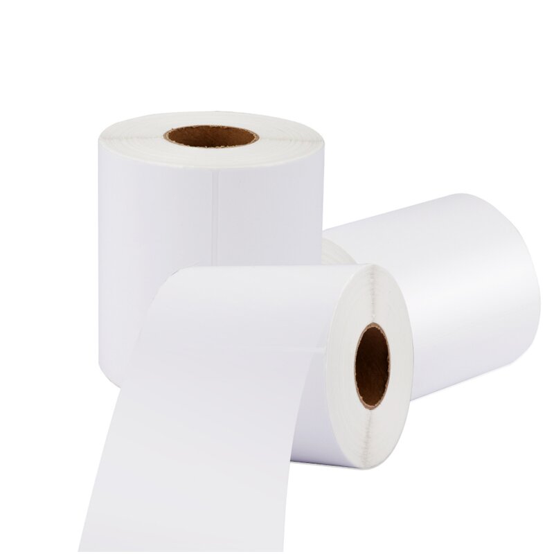 Shipping Thermal Labels - 100x200mm Permanent Direct Blank 4X8 Sticker Roll