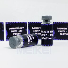 Vial Packaging Labels - Luxury Texture Paper 10ml Custom Logo CMYK 3ML Glass Sticker