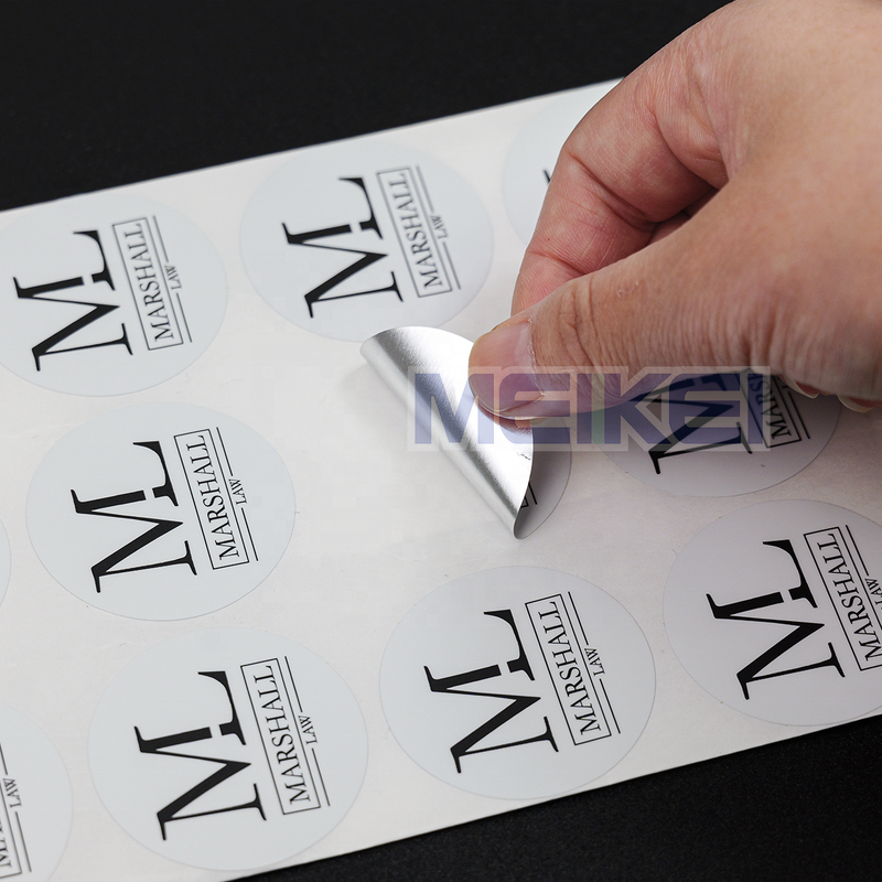 QR Code Security Sticker - Custom Silver Gold Anti-Fake Full Transfer Void Seal