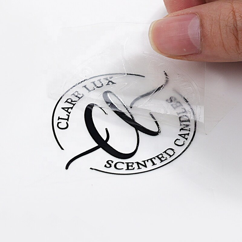 Gold UV Transfer Labels - Anti-Scratch Waterproof Custom Logo Glass Bottle Printing