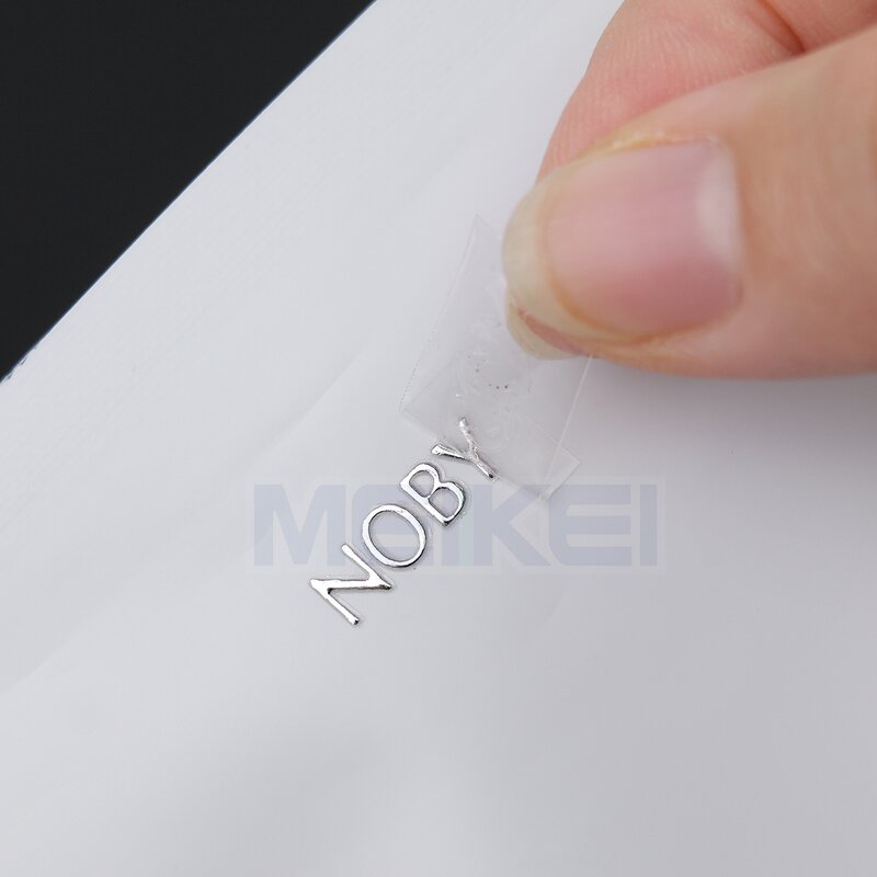 3D Transfer Label - High Quality UV Gold Silver Waterproof Vinyl Foil Glasses Sticker