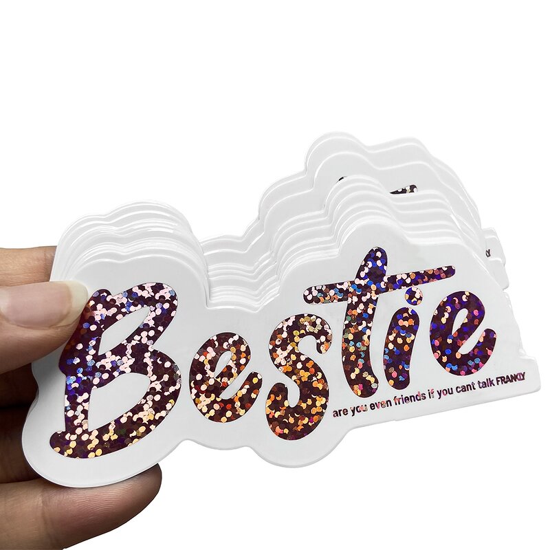 Holographic Die Cut - Waterproof Custom Designs Printing Vinyl Sticker Cutting