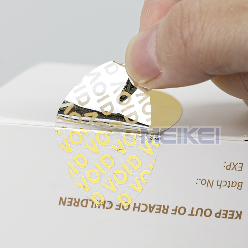 Warranty Void Sticker - Multiple Processes Full Half-Transfer Logistics Security