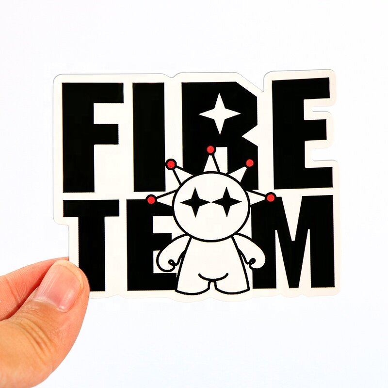 Cartoon Die Cut Sticker - Hot Sale Custom Decoration UV Production Outdoor Waterproof