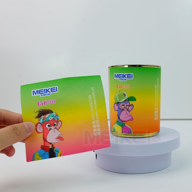 Epoxy Candle Labels - New Arrival 3D Gold Foil Oil Resistance for Candle Jar Stickers