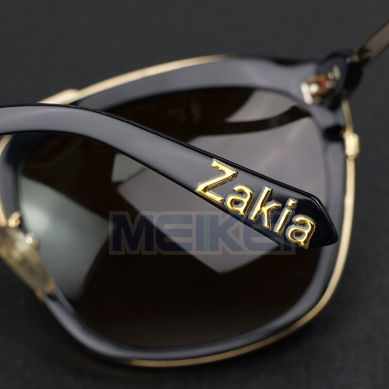 3D Transfer Label - High Quality UV Gold Silver Waterproof Vinyl Foil Glasses Sticker