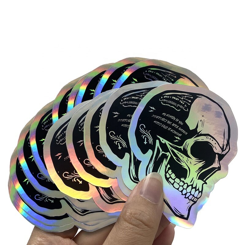 PVC Vinyl Sticker - Decorative Die Cut Custom Design Waterproof DIY Adhesive