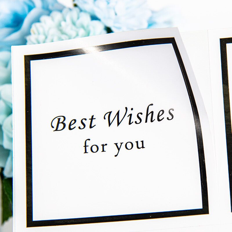 Sticker Sheet Factory - Custom Print Best Wishes Gift for You Adhesive Sticker