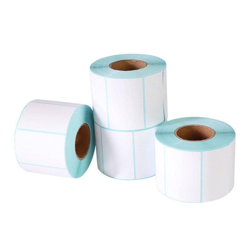 Custom Thermal Label - 500pcs 100x100Mm Roll 4X4 Shipping Paper Sticker