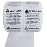 Warning sticker