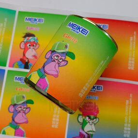 PP Candle Stickers - New Arrival Soft Touch Heat Resistant 3D Spot UV Black Gold Label