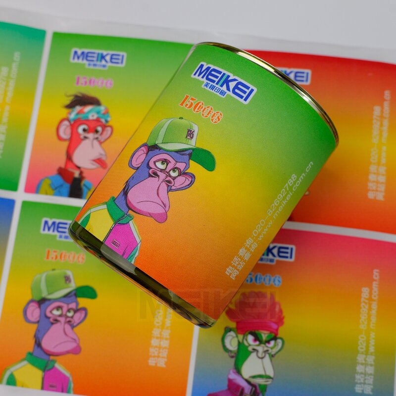 PP Candle Stickers - New Arrival Soft Touch Heat Resistant 3D Spot UV Black Gold Label