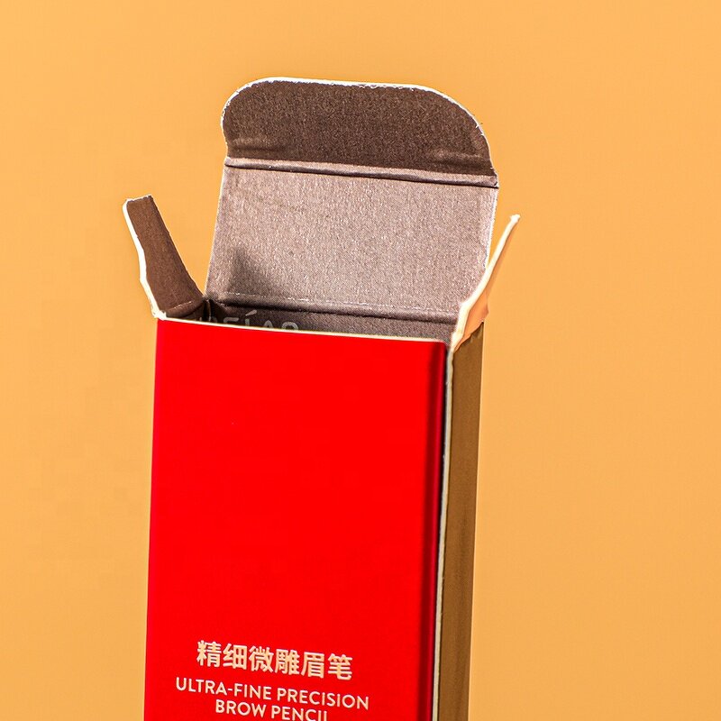 Pink Cosmetic Boxes - Spot UV Logo Foil Embossed Luxury Design Lip Gloss Cardboard