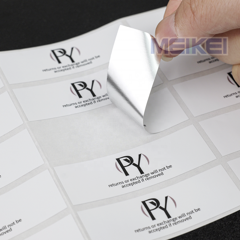 Tamper Evident Label - Half-Transfer Security Void Sticker Customs Box Packaging