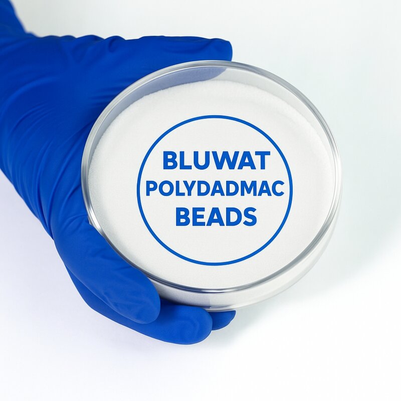 Cationic Polymer Manufacturer - Polydadmac PDADMAC Flocculant Beads for Sludge Dewatering