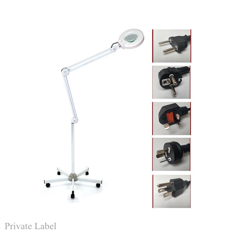 LED Magnifying Lamp Factory - Floor Stand Hospital Beauty