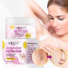 Underarm Whitening Cream - Manufacturer - AuQuest Private Label Organic Parts Brighten Armpit Bleaching Cream