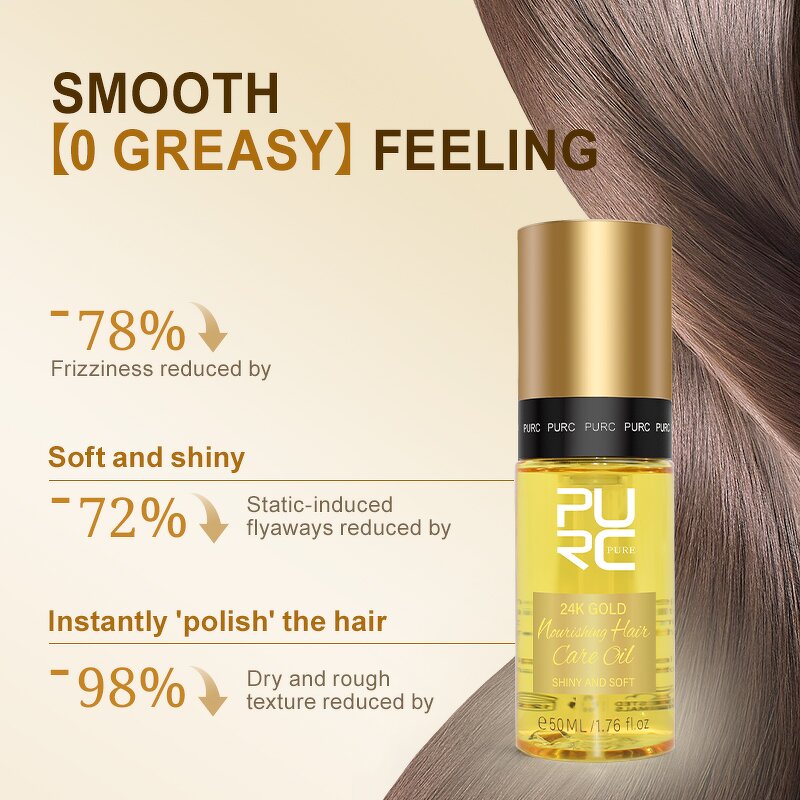24k Gold Hair Oil - Manufacturer - Private Label Organic Nourishing Smoothing Repair Dry Damaged Hair