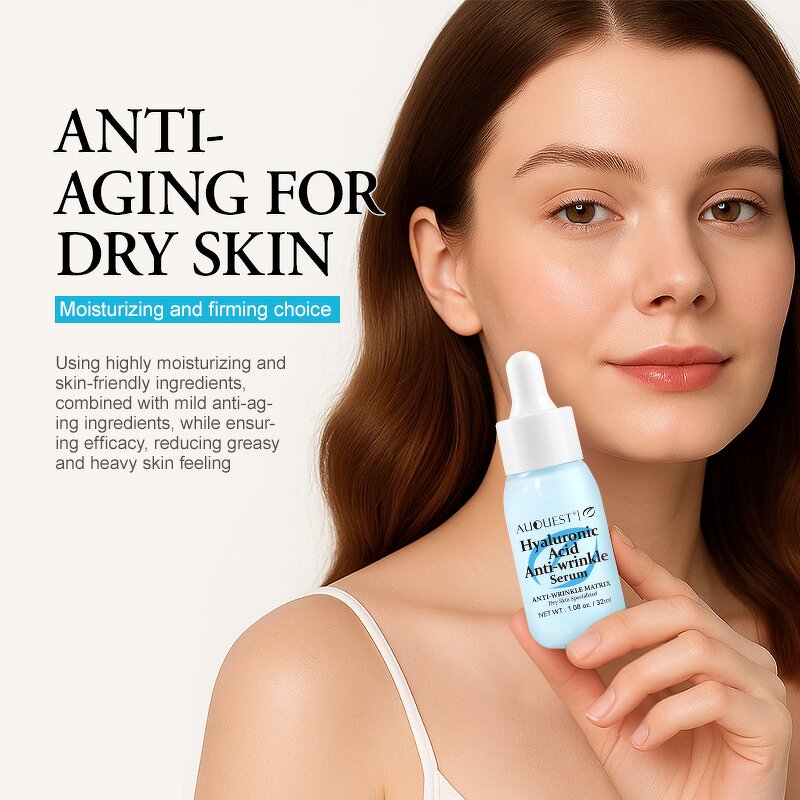 Hyaluronic Acid Serum - Manufacturer - AuQuest Private Label Organic Hydrating Anti-wrinkle Glowing Whitening