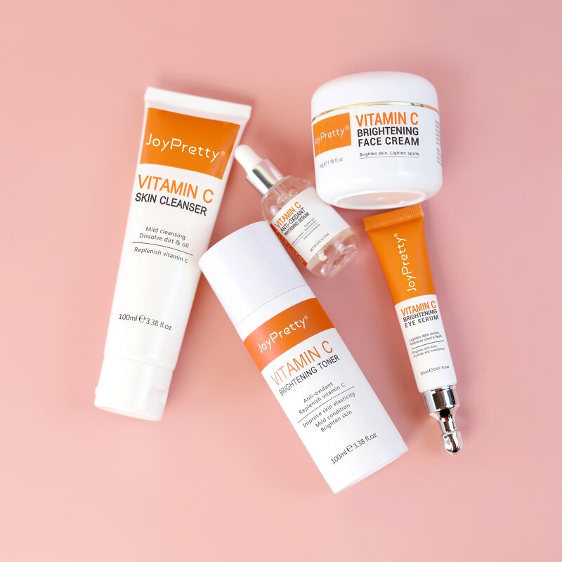 Vitamin C Skin Care Set - Manufacturer - Korean Organic Brightening Whitening Dark Spot Remover Face Cream