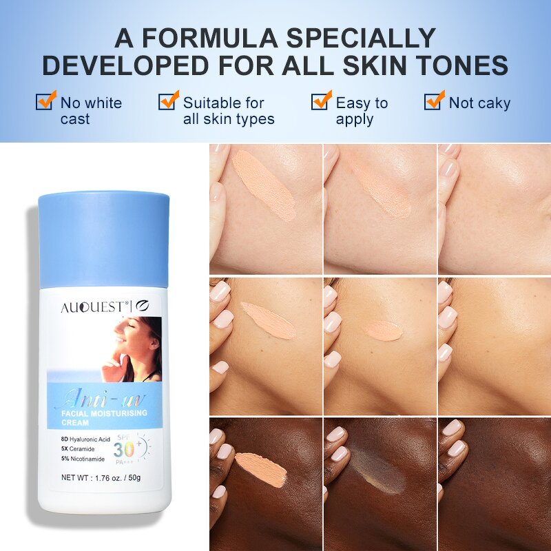Sunscreen Cream SPF30+ - Manufacturer - Wholesale Private Label Organic Whitening Hydration Anti UVA/UVB