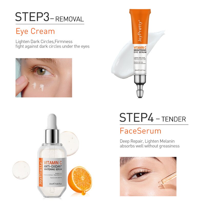 Vitamin C Skin Care Set - Manufacturer - Korean Private Label Organic Moisturizing Anti Wrinkle Freckle Set