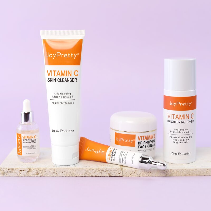 Vitamin C Skin Care Set - Manufacturer - Korean Organic Brightening Whitening Dark Spot Remover Face Cream