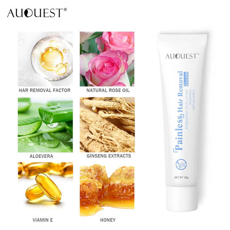 Whitening Depilatory Cream - Manufacturer - New Custom Logo OEM Permanent Armpit Hair Removal Men Women