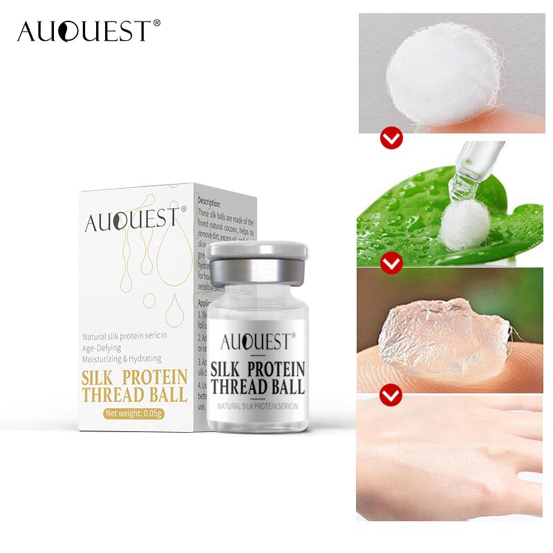 Silk Collagen Serum - Factory - AuQuest Whitening Firming Lighten Dark Spots Anti Aging Anti Wrinkle