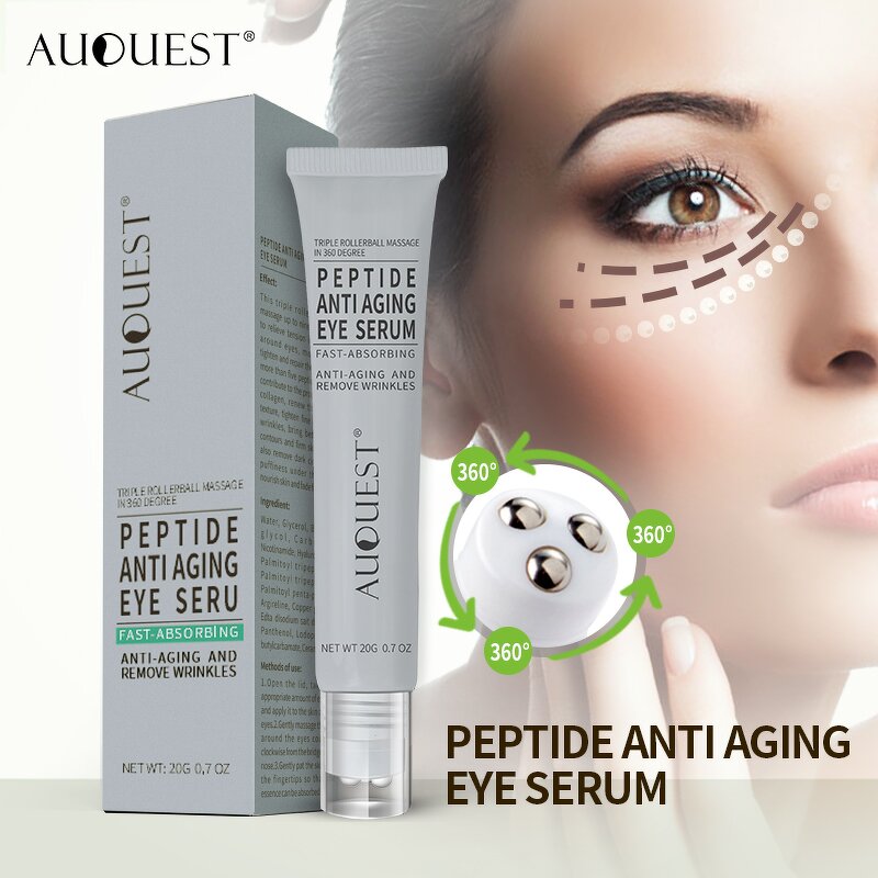 Polypeptide Eye Cream - Factory - AuQuest Private Label Firming Anti Wrinkle Puffiness Dark Circles Removal
