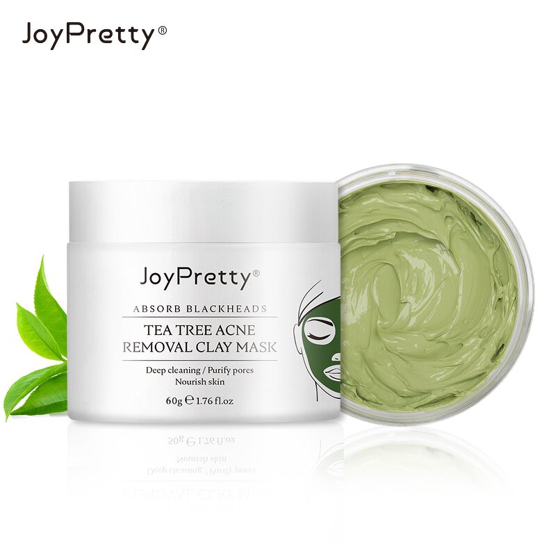 Tea Tree Clay Mask - Factory - Joypretty Organic Anti Acne Deep Cleansing Oil Control Moisturizing Mud Mask