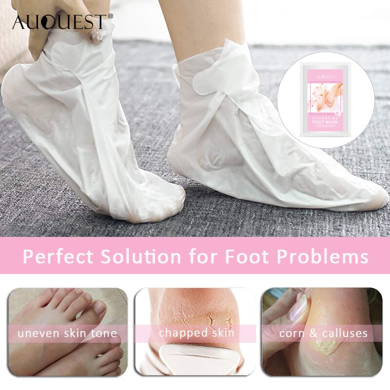 Foot Peel Mask - Factory - Wholesale Private Label Organic Moisturizing Exfoliating Calluses Crack Repair