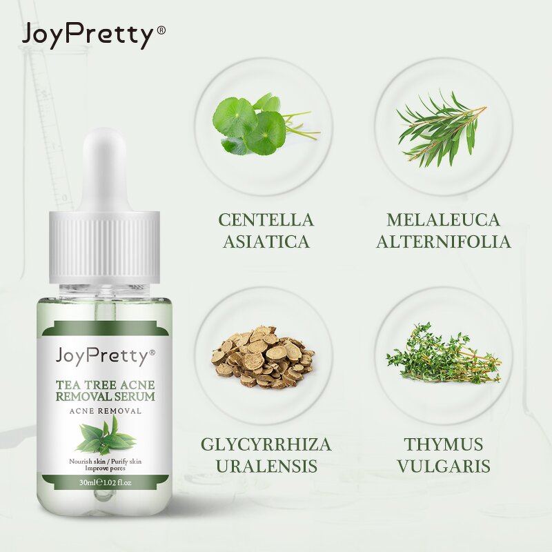 Tea Tree Acne Serum - Manufacturer - OEM Private Label Salicylic Acid Blemish Pimple Removal Repair Serum