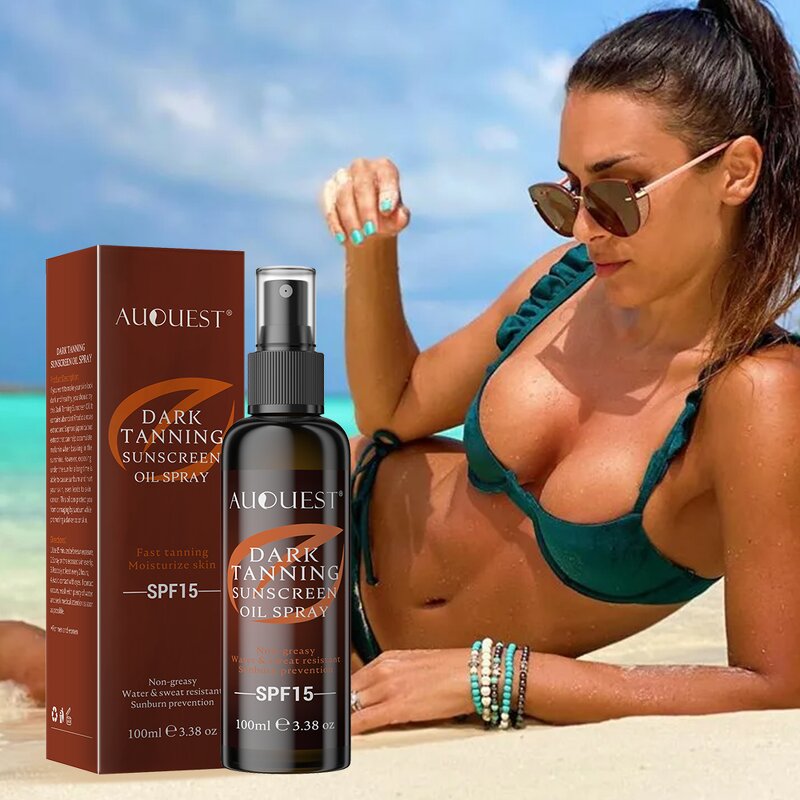 Tanning Sunscreen Lotion - Manufacturer - Custom Logo Private Label SPF50 Permanent Bronzing Tan Skincare