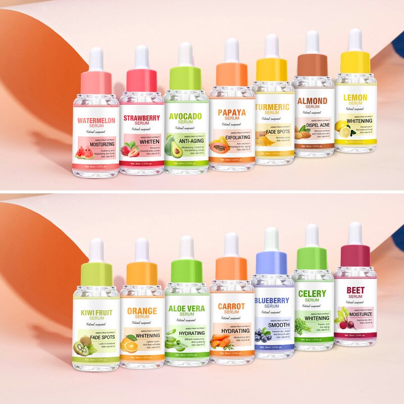 Vitamin C Fruit Serum - Manufacturer - Wholesale Private Label Organic Papaya Turmeric Watermelon Extract