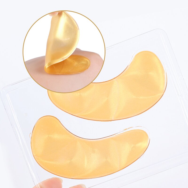 24k Gold Eye Mask - Factory - OEM ODM Hydrogel Dark Circle Puffiness Removal Collagen Gel Eye Patch