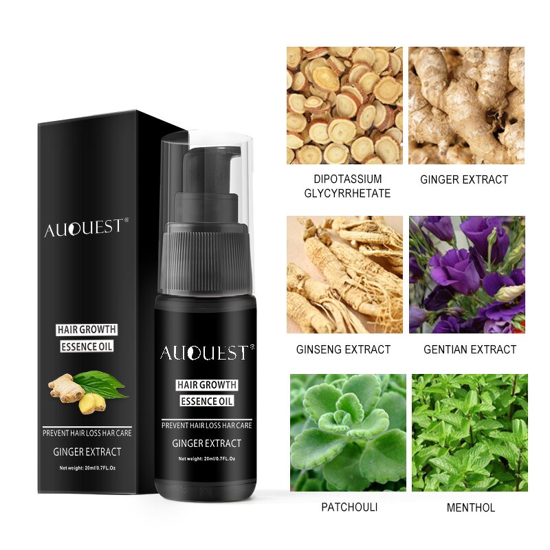 Hair Growth Serum - Factory - AuQuest Best Natural Smoothing Fast Organic Private Label Hair Oil